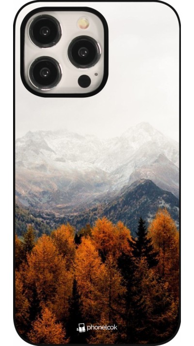 Coque iPhone 15 Pro Max - Autumn 21 Forest Mountain
