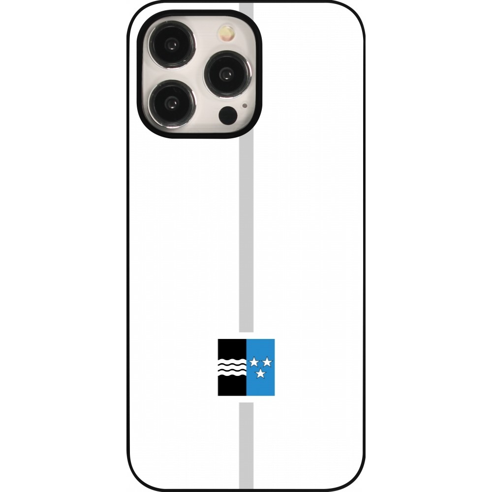 Coque iPhone 15 Pro Max - Canton AG blanc