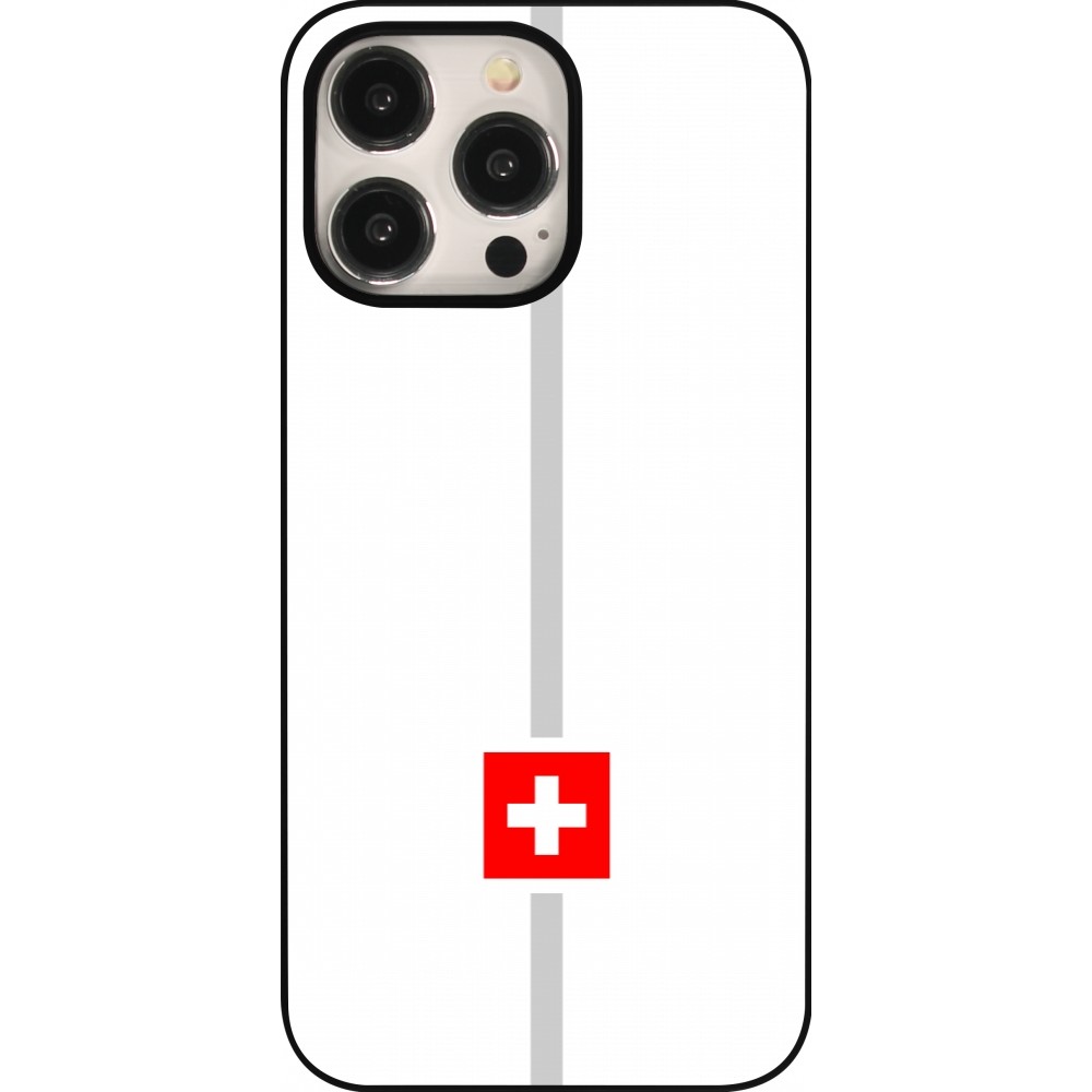 iPhone 15 Pro Max Case Hülle - Kanton CH weiss