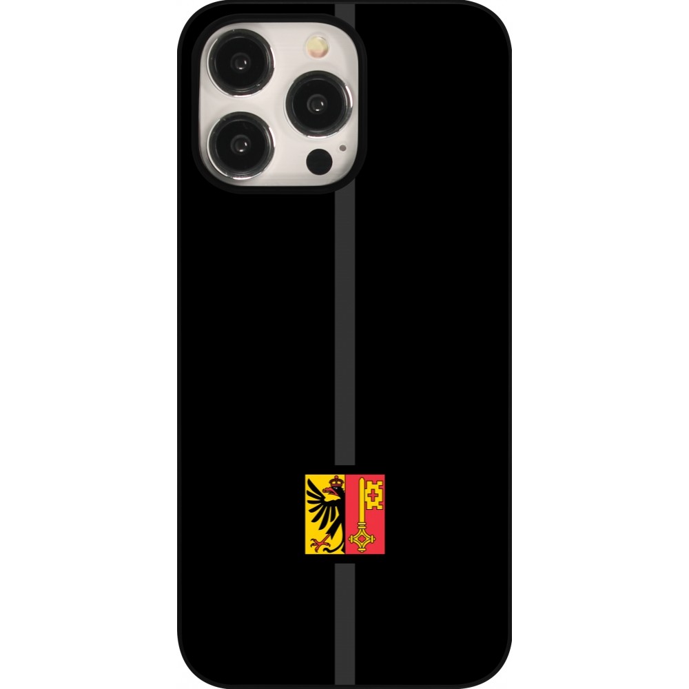iPhone 15 Pro Max Case Hülle - Kanton GE schwarz