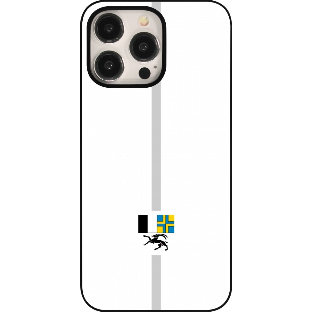 iPhone 15 Pro Max Case Hülle - Kanton GR weiss