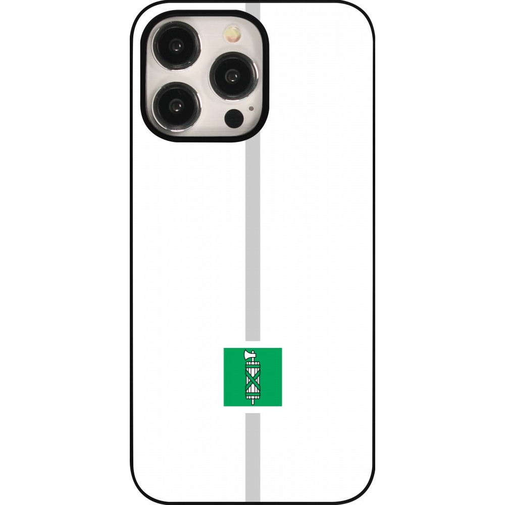 iPhone 15 Pro Max Case Hülle - Kanton SG weiss