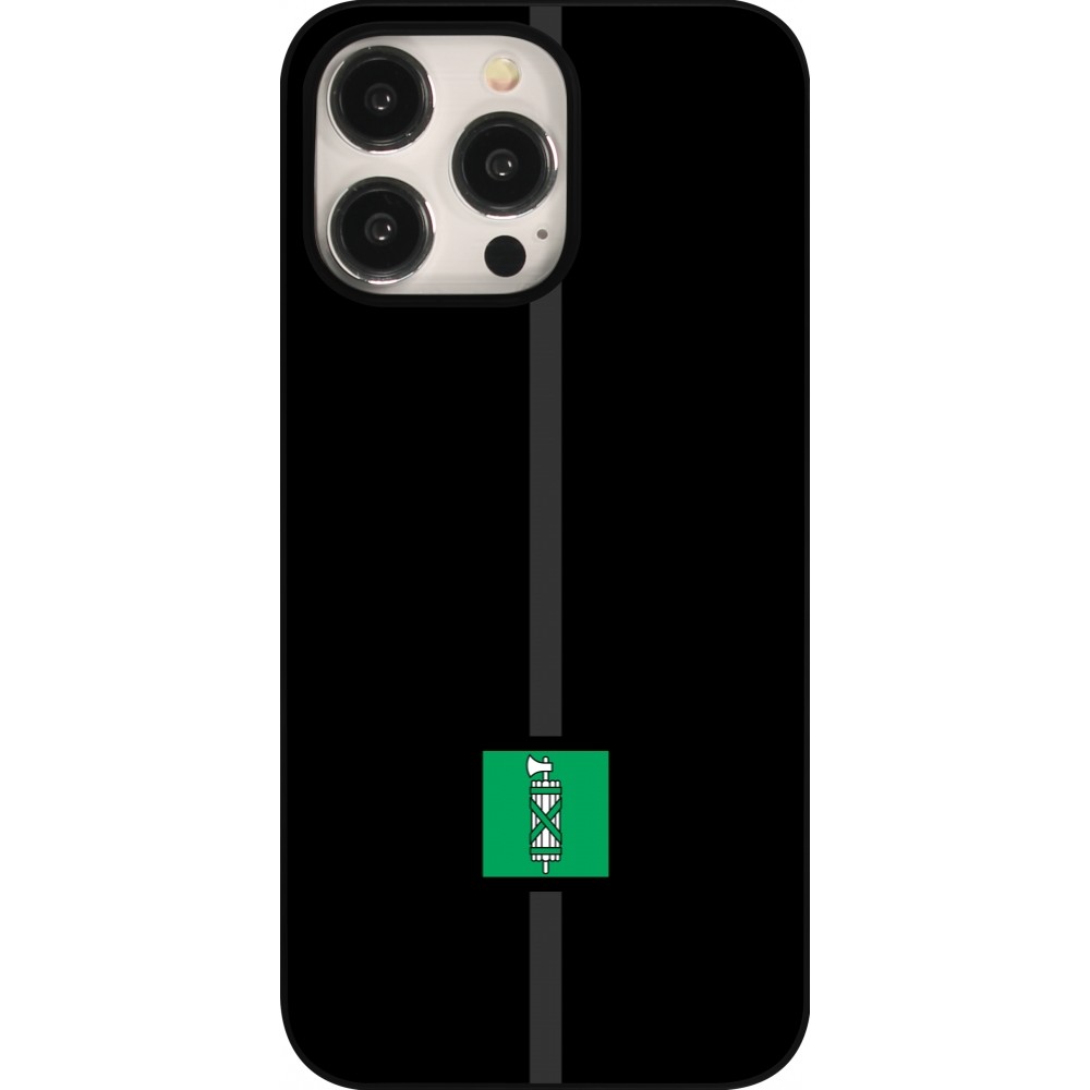 iPhone 15 Pro Max Case Hülle - Kanton SG schwarz