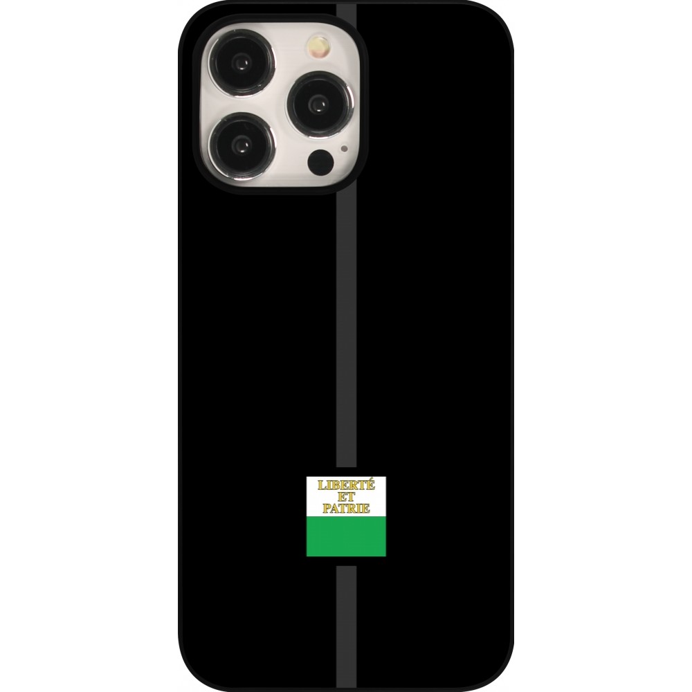 iPhone 15 Pro Max Case Hülle - Kanton VD schwarz