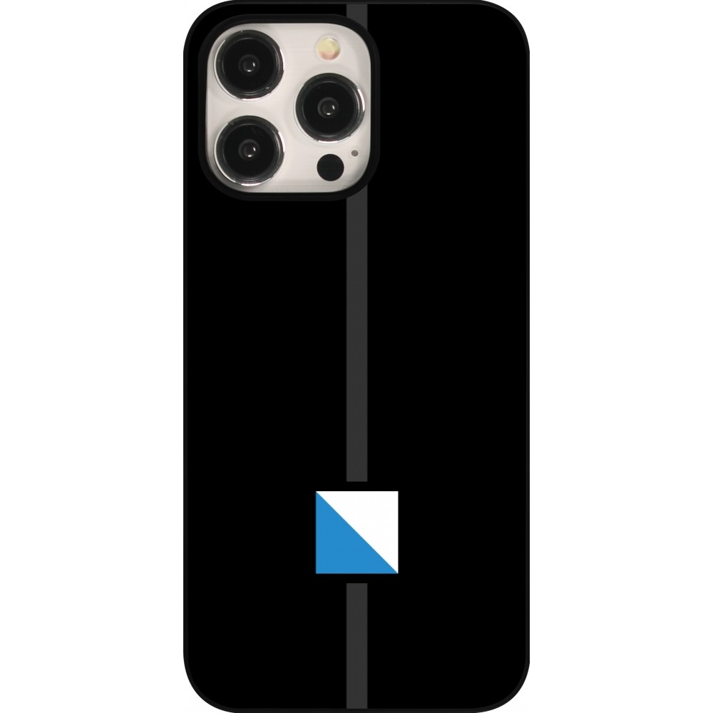 Coque iPhone 15 Pro Max - Canton ZH noir