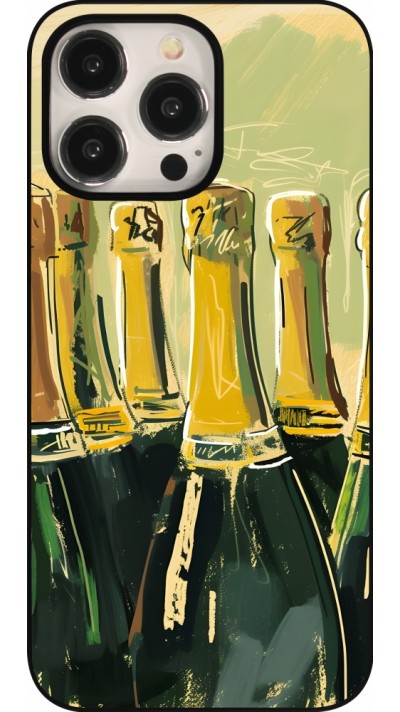 Coque iPhone 15 Pro Max - Champagne peinture
