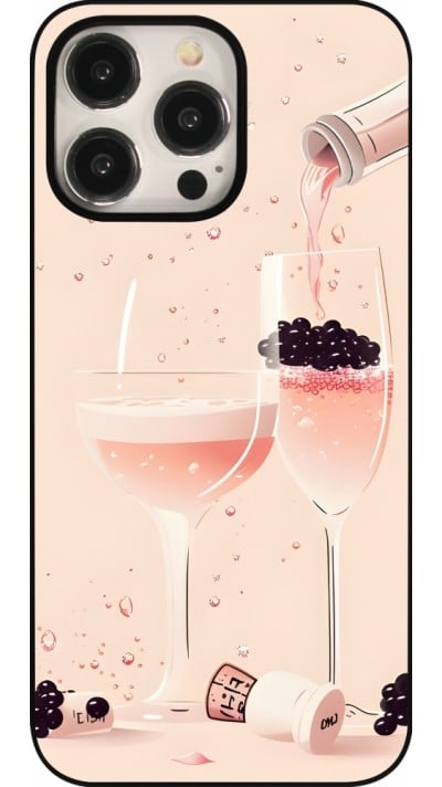 iPhone 15 Pro Max Case Hülle - Champagne Pouring Pink