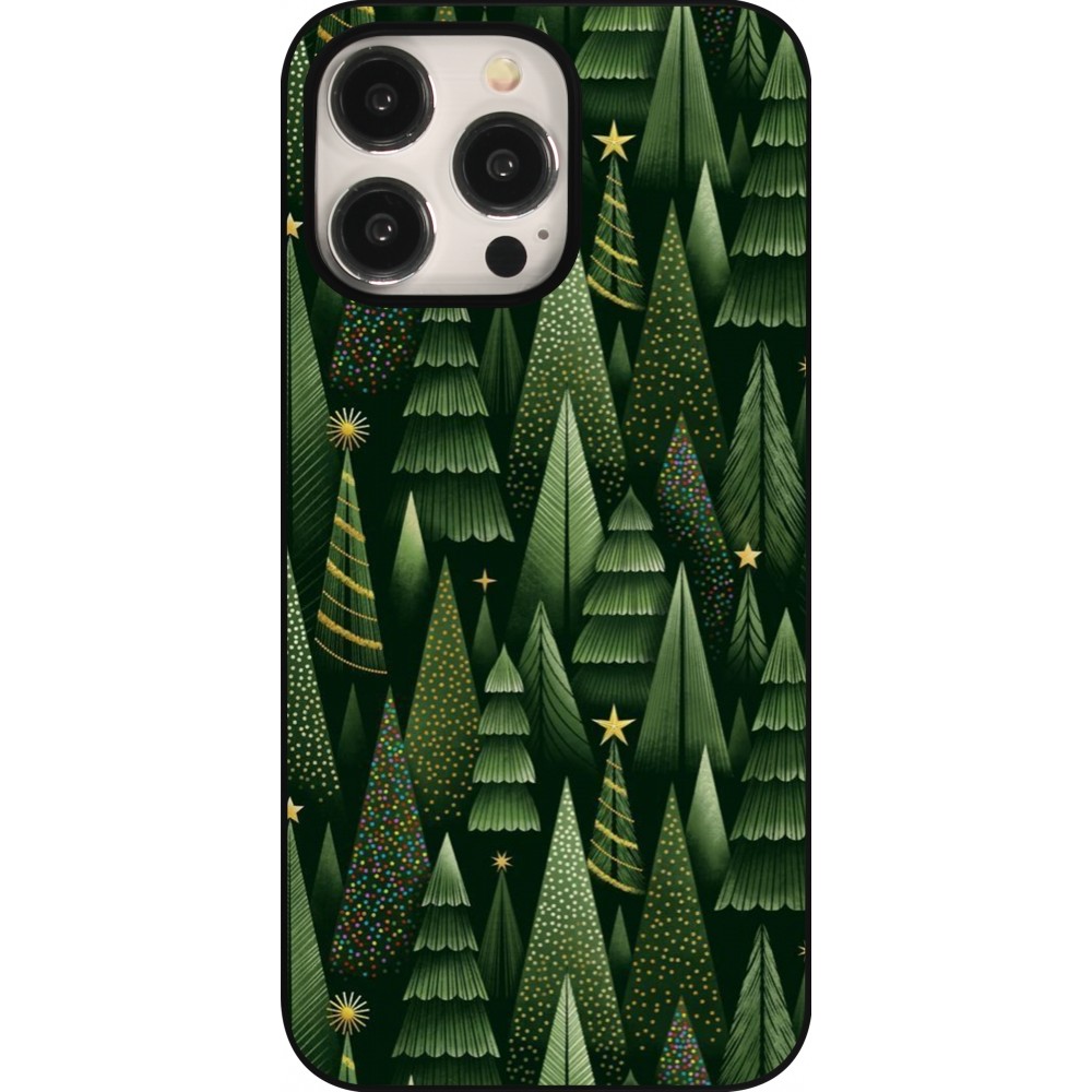 Coque iPhone 15 Pro Max - Christmas 25 Pattern Xmas Tree