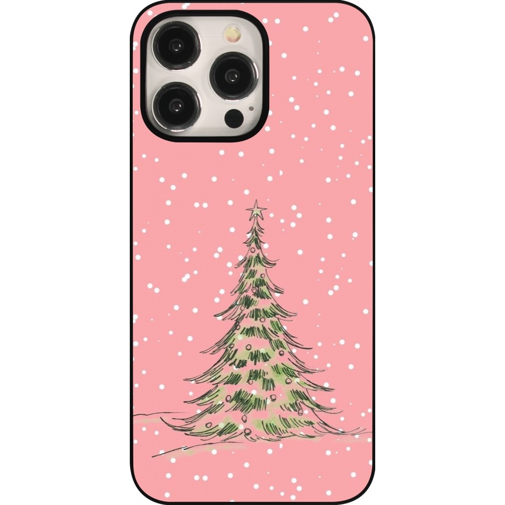 Coque iPhone 15 Pro Max - Christmas 25 Pink Tree
