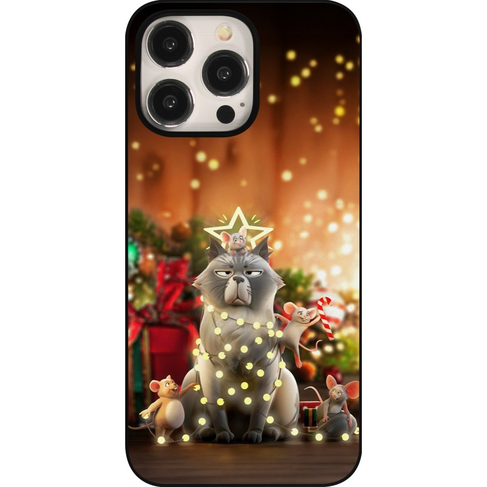 Coque iPhone 15 Pro Max - Christmas 25 Xmas Cat