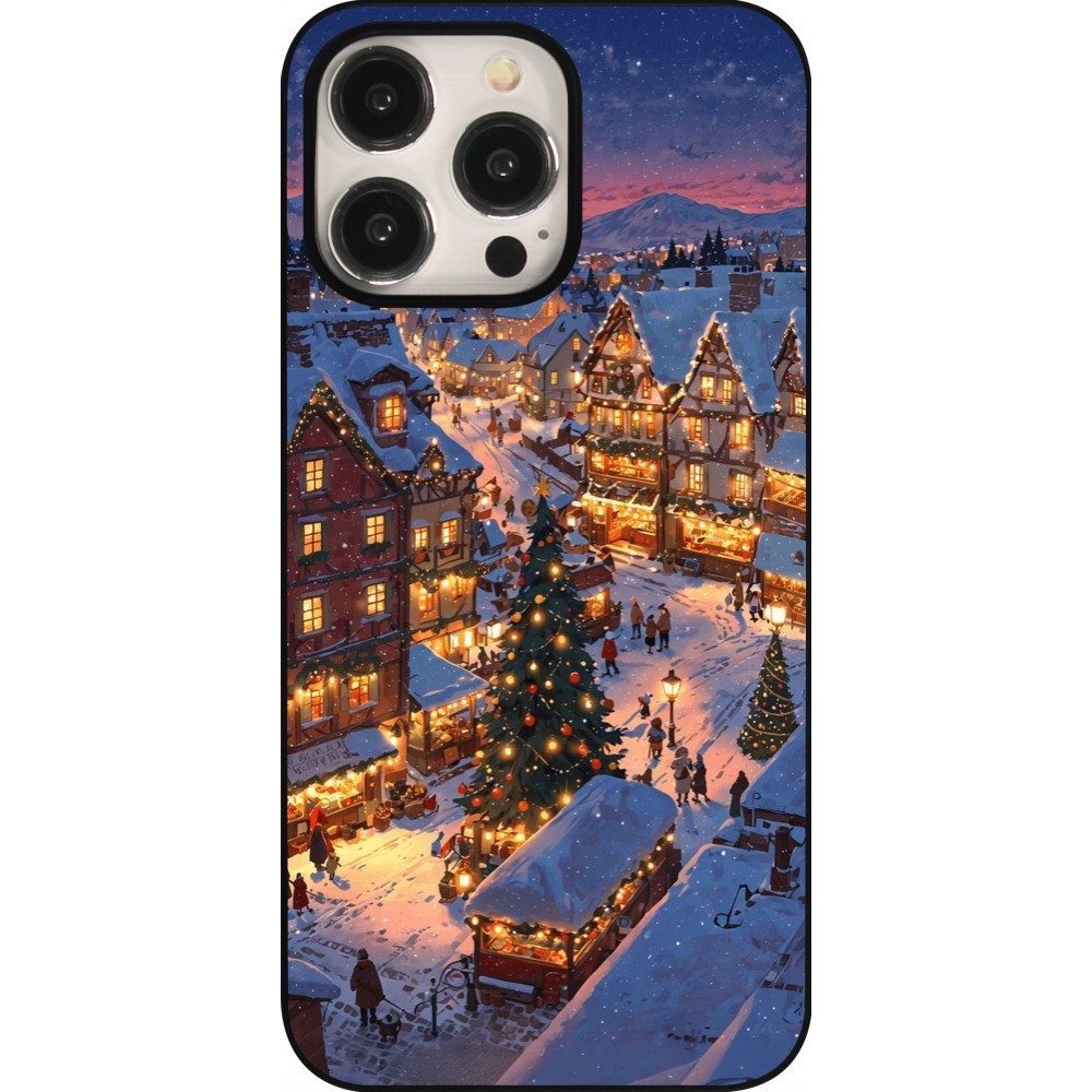 Coque iPhone 15 Pro Max - Christmas 25 Xmas Village