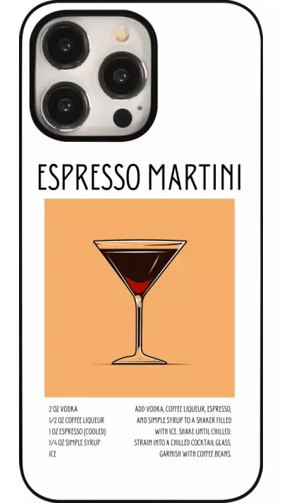 Coque iPhone 15 Pro Max - Cocktail recette Espresso Martini