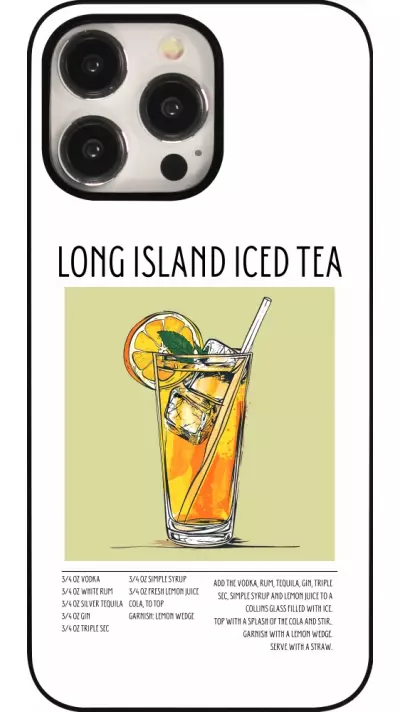 Coque iPhone 15 Pro Max - Cocktail recette Long Island Ice Tea