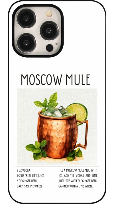 Coque iPhone 15 Pro Max - Cocktail recette Moscow Mule