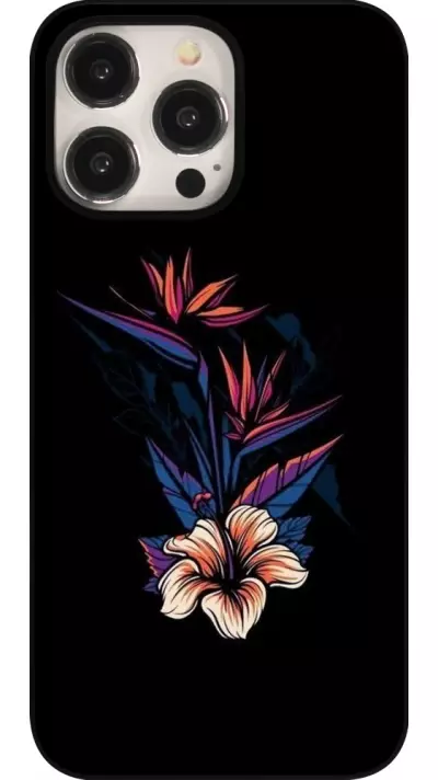 Coque iPhone 15 Pro Max - Dark Flowers