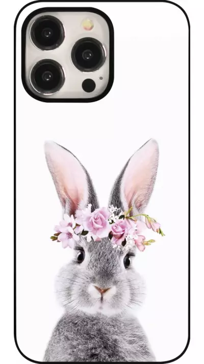 Coque iPhone 15 Pro Max - Easter 2023 flower bunny