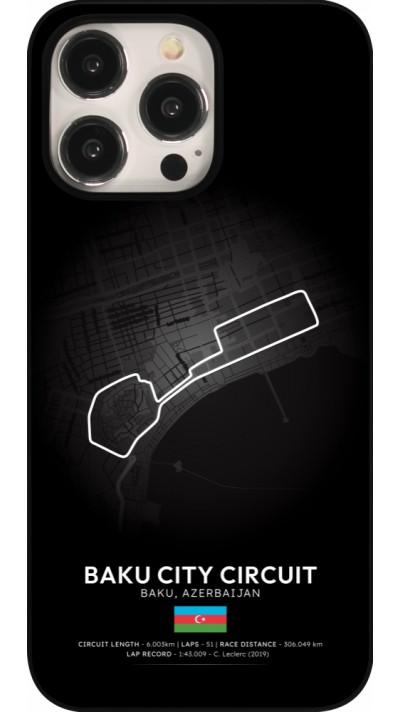 Coque iPhone 15 Pro Max - F1 Track 2025 Azerbaijan