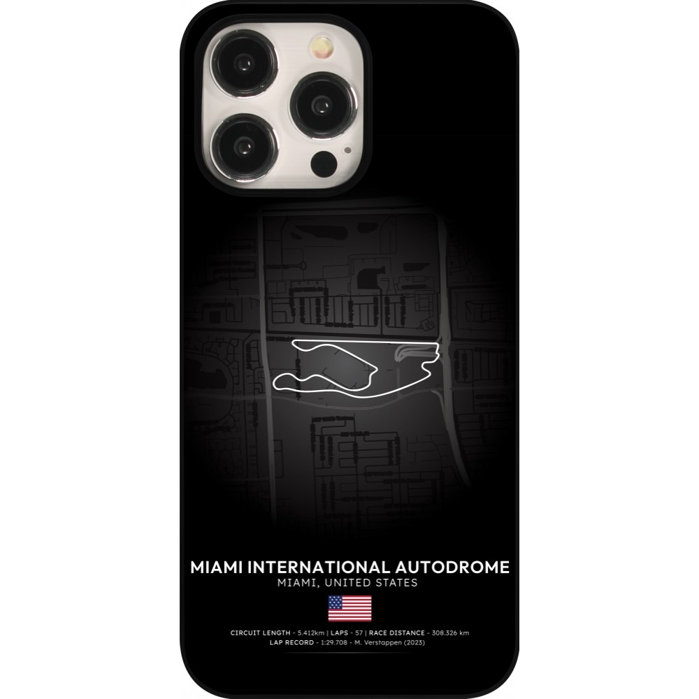 Coque iPhone 15 Pro Max - F1 Track 2025 Miami