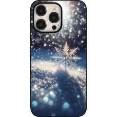 iPhone 15 Pro Max Case Hülle - Schneeflocke Solar Glanz