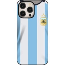iPhone 15 Pro Max Case Hülle - Argentinien 2022 personalisierbares Fussballtrikot