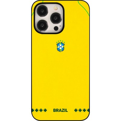 Coque iPhone 15 Pro Max - Maillot de football Bresil 2026 personnalisable
