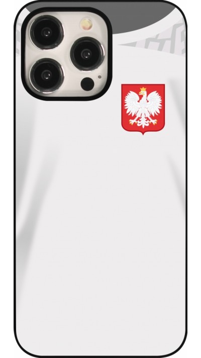 iPhone 15 Pro Max Case Hülle - Polen 2022 personalisierbares Fussballtrikot