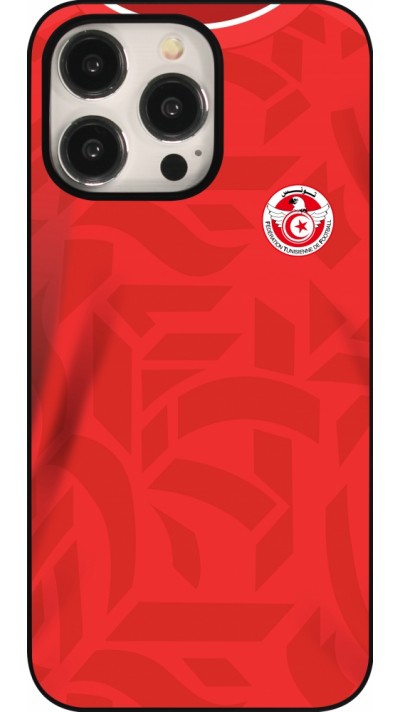 Coque iPhone 15 Pro Max - Maillot de football Tunisie 2022 personnalisable