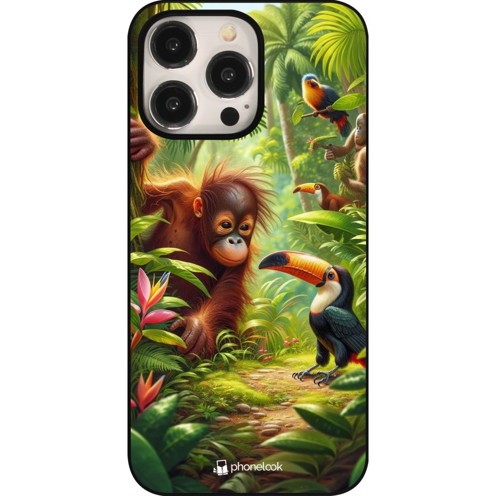 iPhone 15 Pro Max Case Hülle - Tropischer Dschungel Tayrona