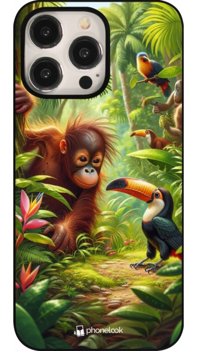 iPhone 15 Pro Max Case Hülle - Tropischer Dschungel Tayrona