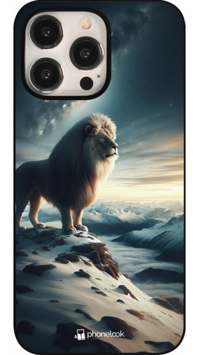 Coque iPhone 15 Pro Max - Le lion blanc