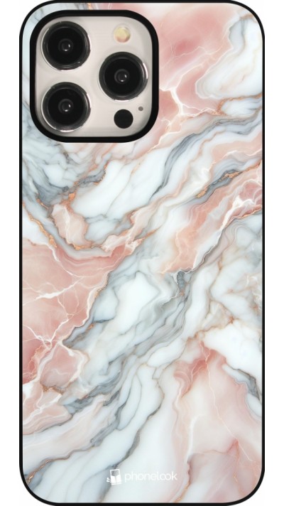iPhone 15 Pro Max Case Hülle - Rosa Leuchtender Marmor