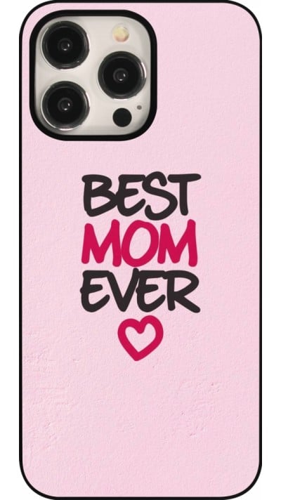 Coque iPhone 15 Pro Max - Mom 2023 best Mom ever pink