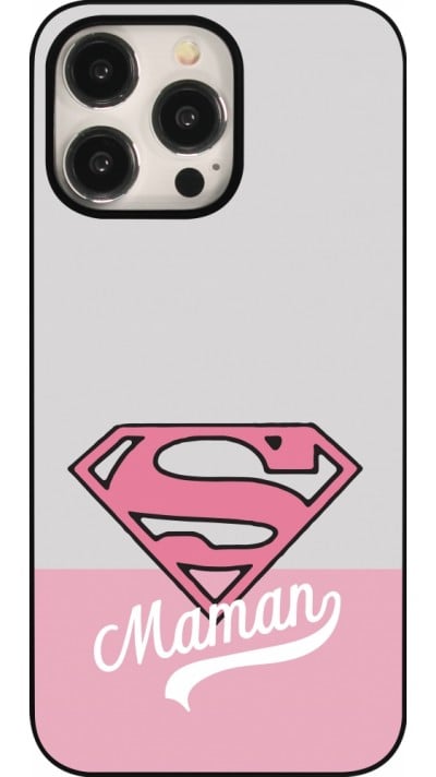 iPhone 15 Pro Max Case Hülle - Mom 2024 Super hero maman