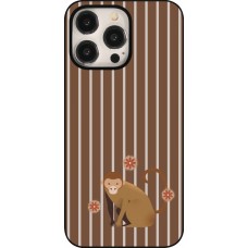 Coque iPhone 15 Pro Max - Monkey with stripes