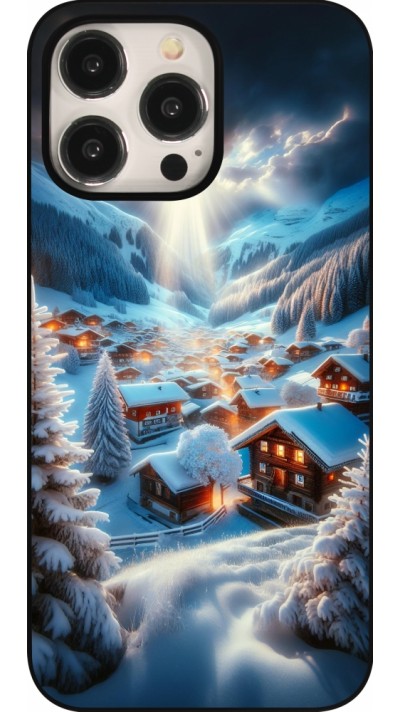 Coque iPhone 15 Pro Max - Mont Neige Lumière