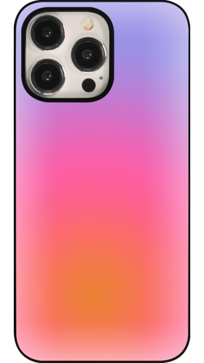 Coque iPhone 15 Pro Max - Orange Pink Blue Gradient