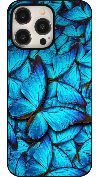 iPhone 15 Pro Max Case Hülle - Papillon bleu