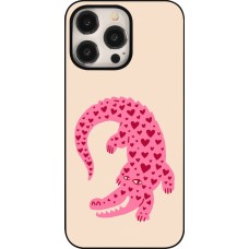 iPhone 15 Pro Max Case Hülle - Pink crocodile 2026