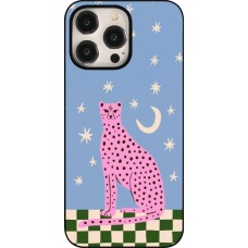 iPhone 15 Pro Max Case Hülle - Pink leopard with stars 2026