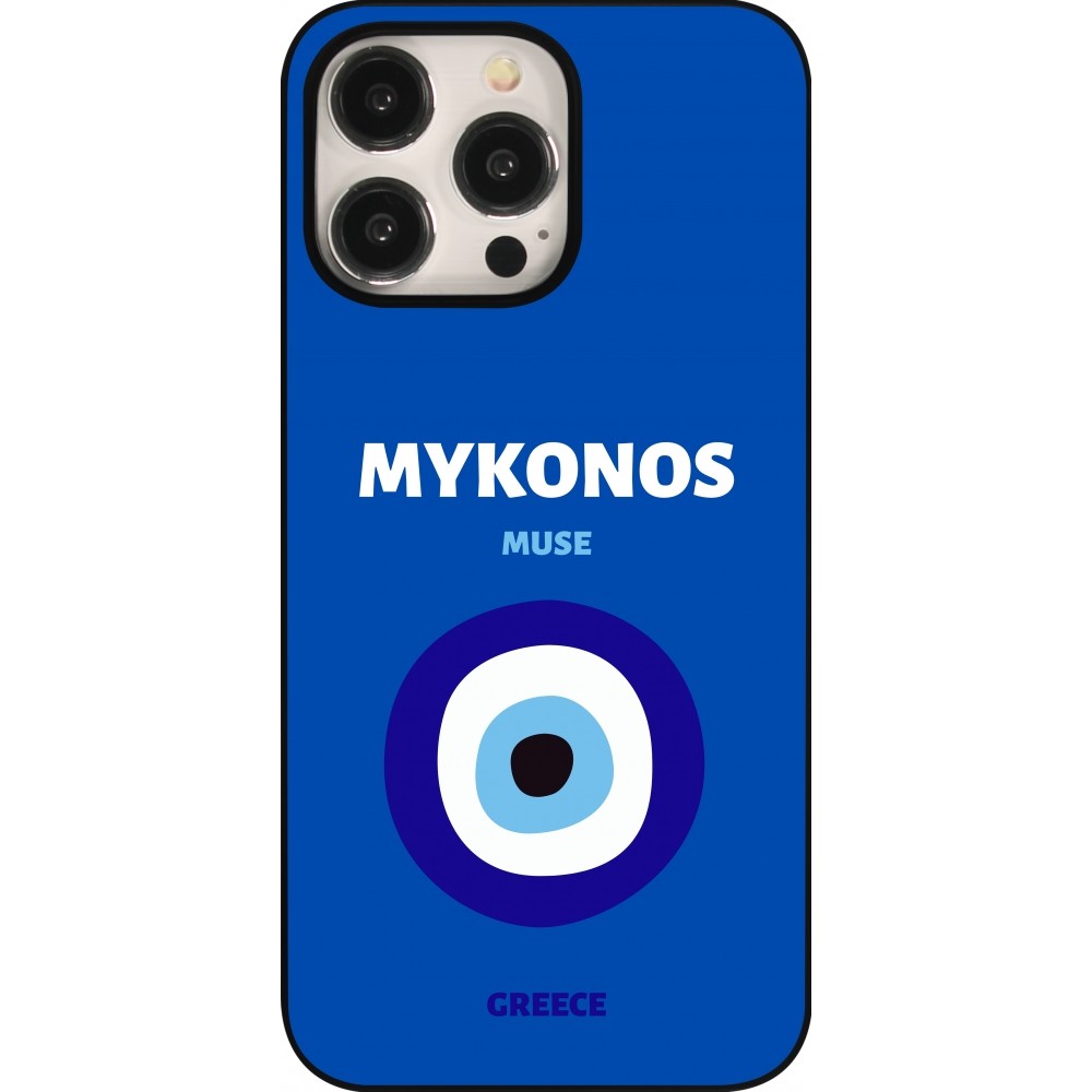 iPhone 15 Pro Max Case Hülle - Pop Summer Destination Mykonos