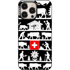 Coque iPhone 15 Pro Max - Poya Suisse 1 noir