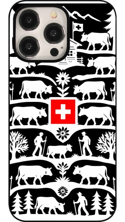 Coque iPhone 15 Pro Max - Poya Suisse 3 noir
