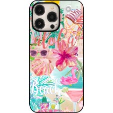 iPhone 15 Pro Max Case Hülle - Preppy Collage Aloha