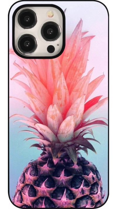 iPhone 15 Pro Max Case Hülle - Purple Pink Pineapple