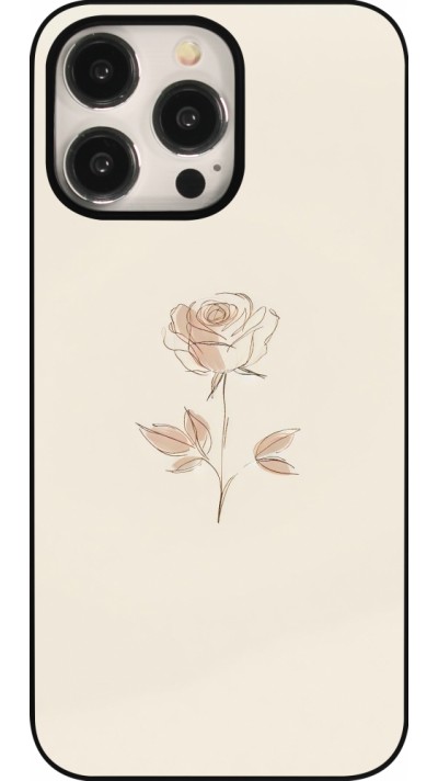 iPhone 15 Pro Max Case Hülle - Rosa Sand Minimalistisch