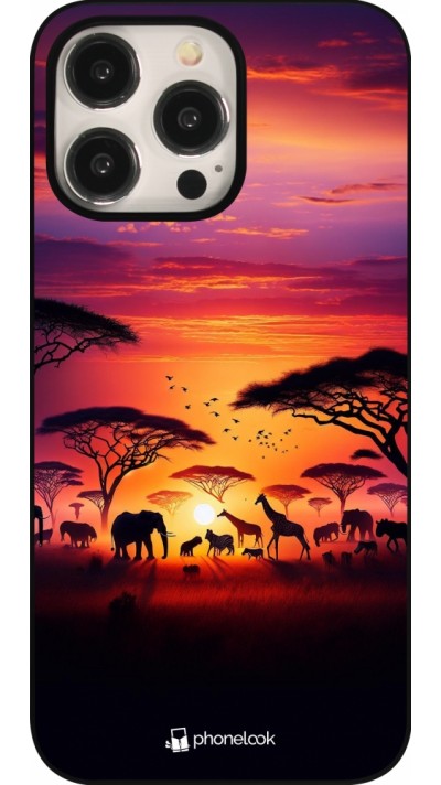 Coque iPhone 15 Pro Max - Safari sunset wildlife