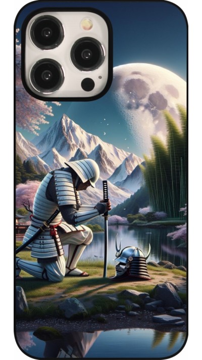 iPhone 15 Pro Max Case Hülle - Samurai Katana Mond