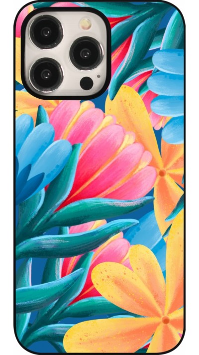 Coque iPhone 15 Pro Max - Spring 23 colorful flowers