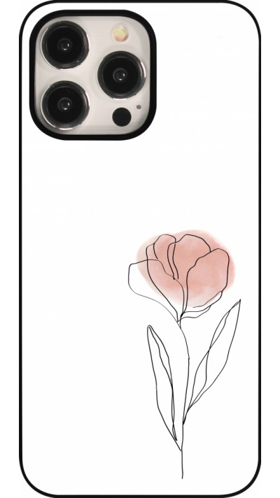 Coque iPhone 15 Pro Max - Spring 23 minimalist flower