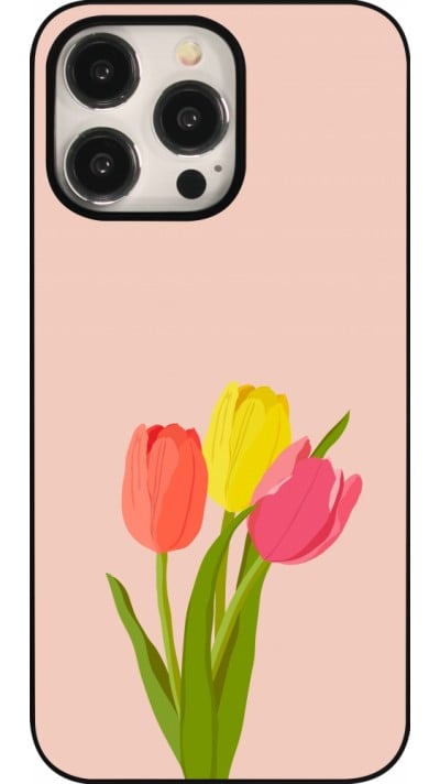 iPhone 15 Pro Max Case Hülle - Spring 23 tulip trio